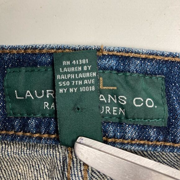 LAUREN JEANS CO. LRL Women’s Jeans Blue Size 10 Inseam 26” Short - Picture 5 of 9